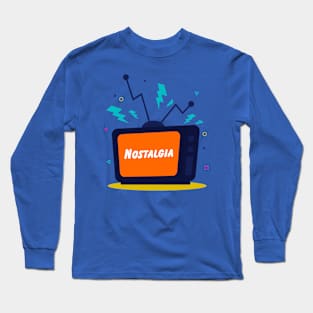 Nostalgia 90s TV Long Sleeve T-Shirt